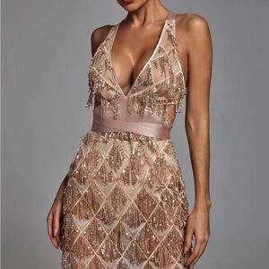 Elegant Sequin Embellished Dress